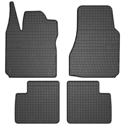 Afbeelding van SMK Rubberen matten set voor auto vloeren Renault Twingo II 2007 2014 Ervaar een nieuwe standaard van reizen met antislip vloermatten Multi seizoenen automatten alle wegomstandigheden