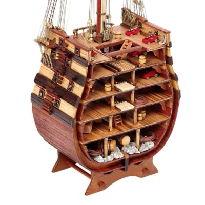 Afbeelding van Occre Santisima Trinidad Sectie Houten Modelbouw Historisch schip schaal 1:90