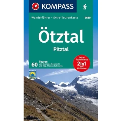 Afbeelding van KOMPASS Wanderführer Ötztal, Pitztal, 60 Touren mit Extra Tourenkarte: GPS Daten zum Download: 5630