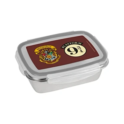 Afbeelding van infinite by GEDA LABELS (INFKH) Broodtrommel Harry Potter 9 3/4 en wapen 850 ml