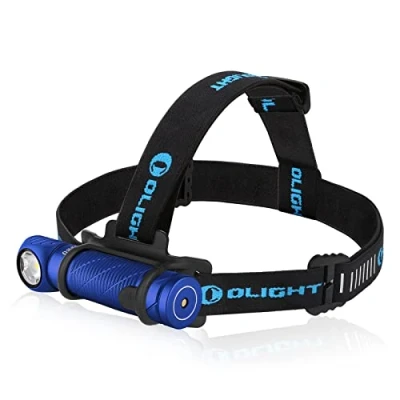 Afbeelding van OLIGHT Perun 2 krachtige hoofdlampen, multifunctioneel, uitgangsvermogen max. 2500 lumen, bereik 166 m, IPX8, waterdicht, oplaadbaar, voor sport, werk, vissen enz