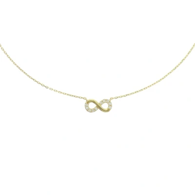 Afbeelding van collier infinity zirkonia 40 + 4 cm