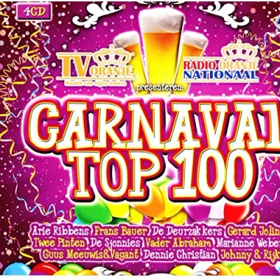 Afbeelding van Various Artists Carnaval Top 100 (4 CD)