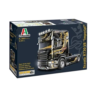 Afbeelding van Italeri Scania R730 V8 Topline “Imperial Montagekit Vrachtwagen/oplegger Modelbouw 1:24