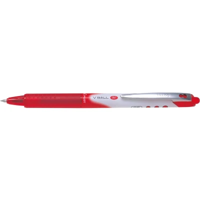 Afbeelding van Pilot V Ball RT 05 Rode Liquid Ink Rollerball pen Fine Tip