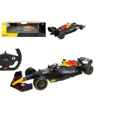 Afbeelding van ColorBaby 41286 Rastar F1 Oracle Red Bull Racing RB18, officieel gelicentieerd product, schaal 1:12, formule 1, op afstand bestuurd voertuig, frequentie 2,4 GHz, 6 richtingen,