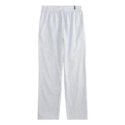 Afbeelding van s.Oliver heren pyjama broekje, blauw wit gestreept, S
