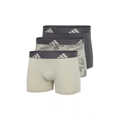 Afbeelding van adidas Sportswear Trunk 3 PACK Onderbroeken Taupe grau, Heren, Maat: Large, grau