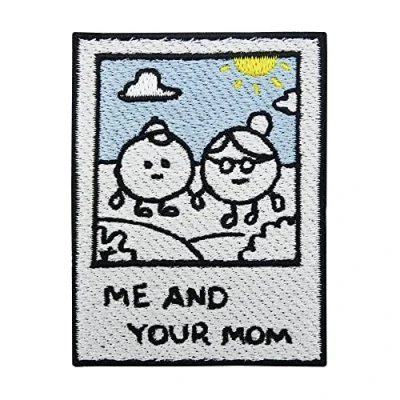 Afbeelding van Patch om op te strijken Me and Your Mom Retro Foto patches, grappige moederstrijkplaatjes, Old School spreuk opstrijkbaar, vintage patches Finally Home