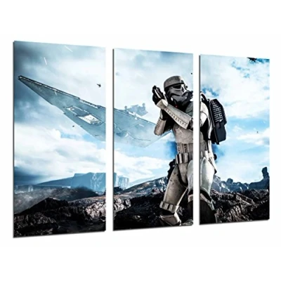 Afbeelding van Poster Star Wars Leger Darth Vader, Slag Soldaat Schip Totale grootte 97 x 62 cm XXL