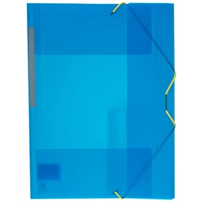 Afbeelding van Grafoplás 4801230 ordner met elastieken en 3 kleppen, A4, kleur blauw