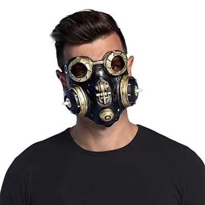 Afbeelding van Boland Latex gezichtsmasker Gas master Volwassenen Robot Steampunk Sciencefiction Fantasy