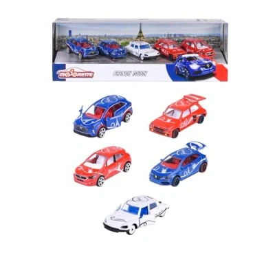 Afbeelding van Majorette French Touch 5 stuks Giftpack Franse auto&#039;s Vanaf 3 jaar