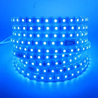 Afbeelding van Ledstrip, 220 V, 5050, IP65, waterdicht (blauw, 2 m)