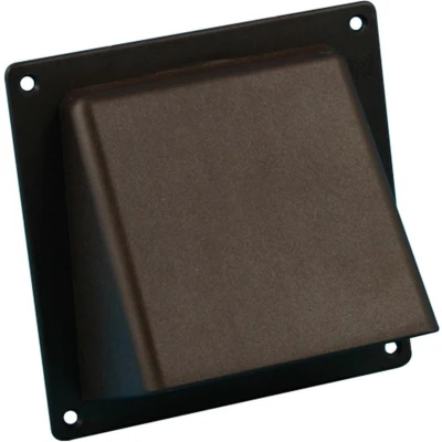 Afbeelding van Nedco gevelklep univ. Ø 100/125/110 x 54 mm bruin