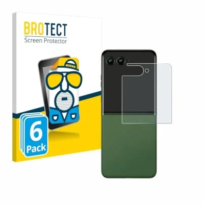 Afbeelding van BROTECT Screenprotector voor Motorola Razr 50 Ultra (Achterdisplay) Folie Beschermfolie matte (6 Stuks)