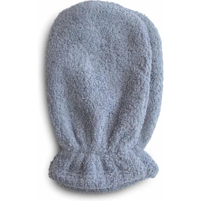 Afbeelding van Mushie Badhandschoen 1x set van 2 Badhandschoenen Elastische manchet Waswanten voor volwassenen en Kinderen Materiaal: 100% Biologisch Terrykatoen Badkameraccessoires (Tradewinds)