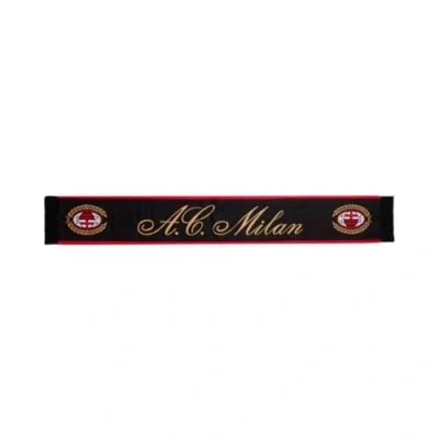 Afbeelding van AC Milan Officiële sjaal, acryl, officieel product, verschillende designs en opschriften, Zwart, One size