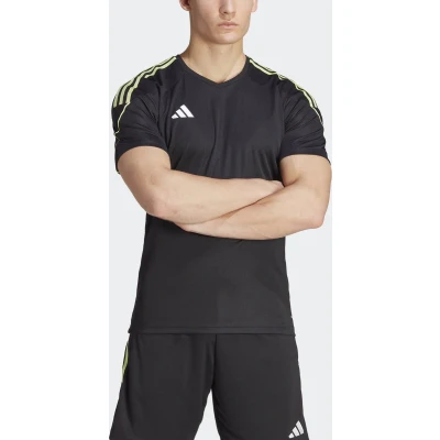 Afbeelding van adidas Performance TIRO 23 Sport Tshirt, Heren, Maat: Small, Black/pulse lime
