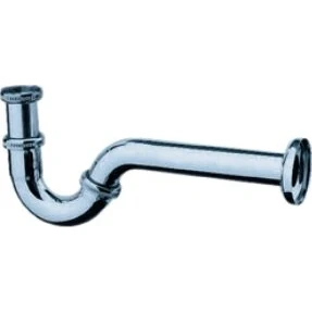 Afbeelding van Hansgrohe bidetsifon buismodel 275mm afstand van de wand 30 55mm aanpasbare g1 1 4 chroom 55237000