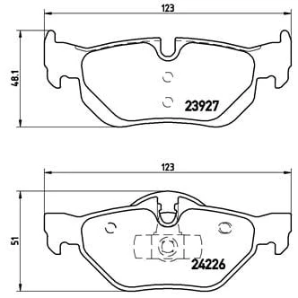 Afbeelding van Brembo Remblokset P 06 038X