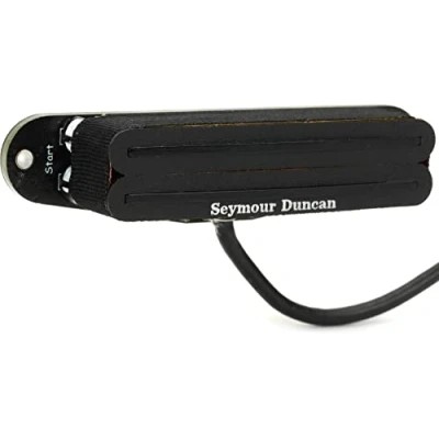 Afbeelding van Seymour Duncan STHR 1N Humbucker Single Formaat Hot Rails Ritme Tele Pickup voor elektrische gitaar, zwart