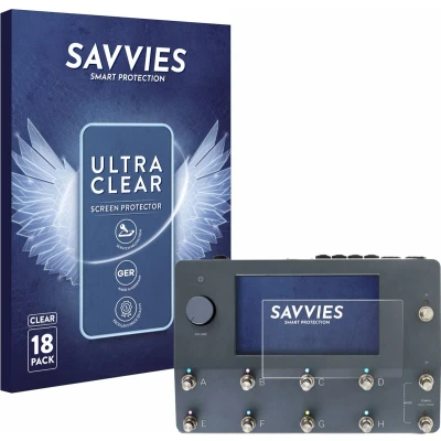 Afbeelding van Savvies Screenprotector voor Neural DSP Quad Cortex Folie Beschermfolie transparant (18 Stuks)