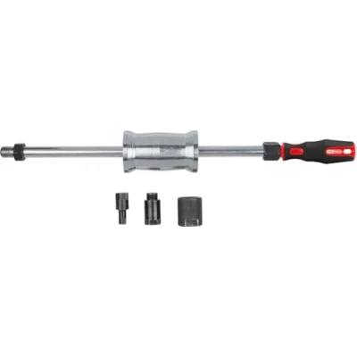 Afbeelding van KS Tools 152.1275 M27+M17+10 mm injectoruittrekset met 1,5 kg slaggewicht, 4 delig