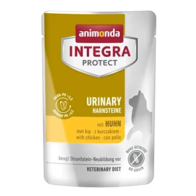 Afbeelding van Animonda Integra Cat Pouch Urinary Struvit Chicken Kip 24 x 85 g Maaltijdzakjes Kattenvoer