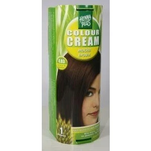 Afbeelding van 2e product 50% korting Hennaplus Colour Cream 4.03 Mocha Brown 60ml