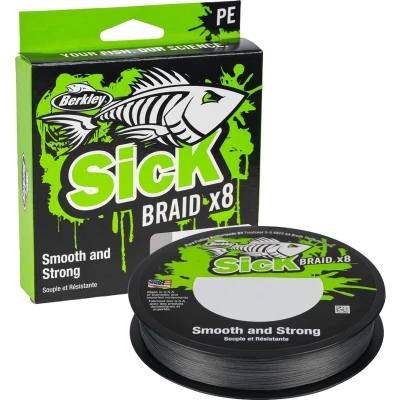 Afbeelding van Berkley Sick Braid Black Gevlochten lijn 0.12mm (11.2kg) (150m)