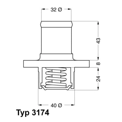 Afbeelding van Wahler Thermostaat 3174.89D