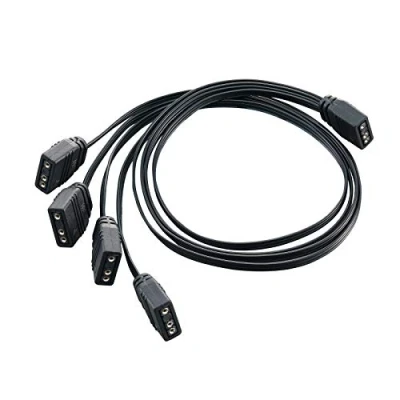 Afbeelding van SilverStone ARGB 4 Fach Splitterkabel 30cm