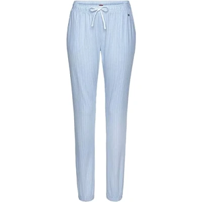 Afbeelding van s.Oliver Damespyjamabroek, blauw gestreept, 36/38