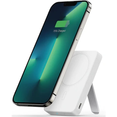 Afbeelding van ESR HaloLock MagSafe Powerbank 20W met Standaard 10.000mAh Wit