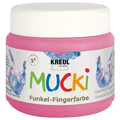Afbeelding van Creativ Company Mucki Vingerverf Roze Metallic, 150ml