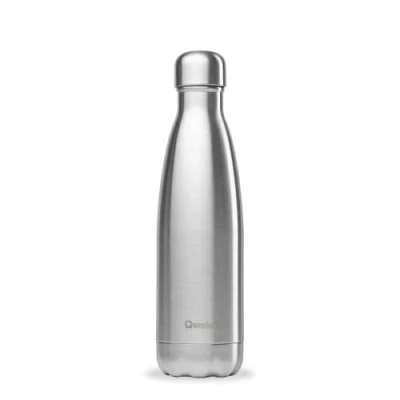 Afbeelding van Qwetch QD3020 thermosfles, volwassenen, uniseks, zilver, 500 ml