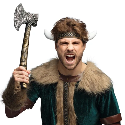 Afbeelding van Boland Viking bijl (49 cm) Axe Krijger Cosplay Carnaval Themafeest