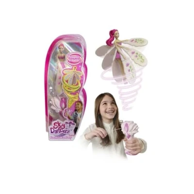 Afbeelding van Lansay SKY DANCERS Fuchsia Fantasy Magische Vliegende Pop Voor Kinderen Vanaf 6 Jaar 18 cm Fairy Doll Vliegt Met Een Batterij Vrije Launcher Verras je Verjaardagscadeau Idee