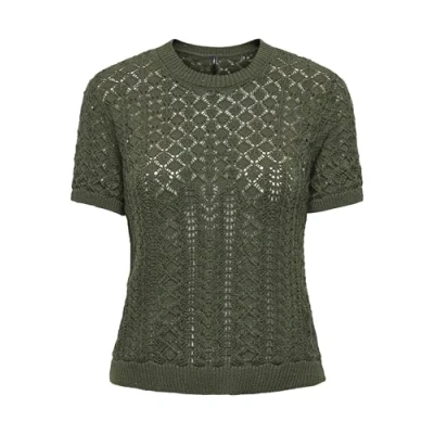 Afbeelding van Only ONLSAGA LIFE SS O NECK CC KNT Kalamata Gebreide trui M