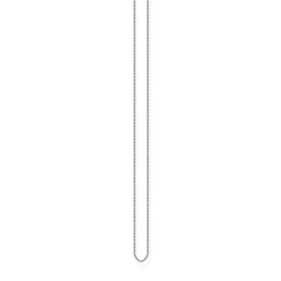 Afbeelding van Thomas Sabo Damesketting zonder hanger zilver, zwart KE1105 637 12 L50v