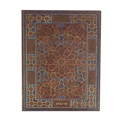 Afbeelding van Paperblanks 18 Month Softcover Flexi Planners, Midnight Star, Ultra, Vertical, Elastic Band Closure