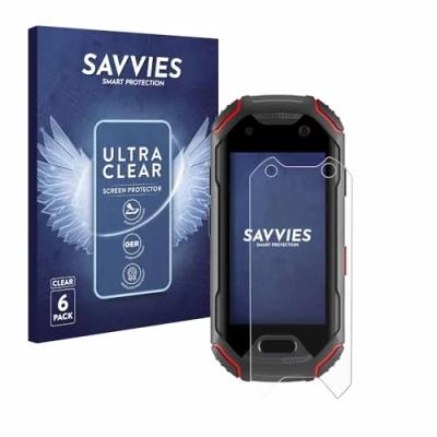 Afbeelding van Savvies (6 Stuks) Schermbeschermer voor Unihertz Atom Screen Protector Ultra Transparant