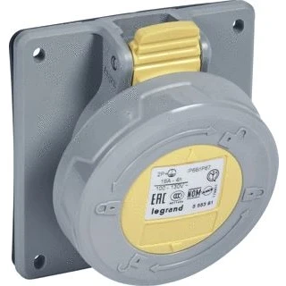 Afbeelding van Legrand cee inbouw contactdoos 110v 16a 2p a ip67 p17 tempra pro 555381