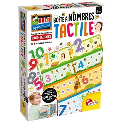 Afbeelding van Nummerdoosspel LISCIANI Montessori tactiele puzzel