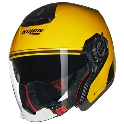 Afbeelding van Nolan N40 5 06 Classico N Com Jet Helm, geel, afmeting XL voor man