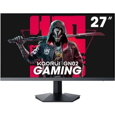 Afbeelding van KOORUI 27 inch Gaming Monitor, PC Scherm 240Hz, FHD, 1ms, Adaptive Sync (1920 x 1080p, DCI P3 90%, SRGB 100%, HDMI, DisplayPort, VESA 75x75)