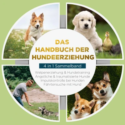 Afbeelding van Das Handbuch der Hundeerziehung 4 in 1 Sammelband: Impulskontrolle bei Hunden Welpenerziehung &amp; Hundetraining Ängstliche traumatisierte Hunde Fährtensuche mit Hund