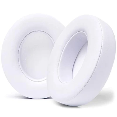 Afbeelding van WC Wicked Cushions Vervangende Oorkussens voor Beats Studio 2 &amp; 3 (B0501, B0500) Bedraad Draadloos Past NIET op SOLO Zachter PU Leer, Verbeterd Schuim Sterkere Kleefstof Wit