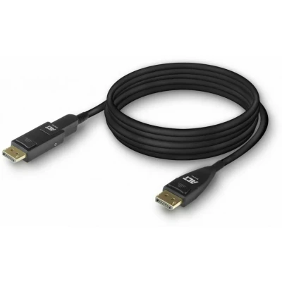 Afbeelding van ACT AK4152 8K Hybride DisplayPort 1.4 Active Optical Cable (AOC) Afneembare Connector male/DisplayPort male 20 meter